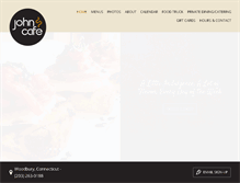 Tablet Screenshot of johnscafe.com